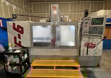 Haas #VF-6, CNC vertical machining center, 64" X, 32" Y, 30" Z, 7500 RPM, 24 automatic tool changer, 20 HP