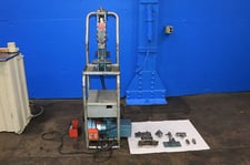 12 Ton, Kidder #56BM-C, hydraulic punch press, 13/16" stroke, 2.5" throat, 5.25" open, 4-7/16" Shut Height