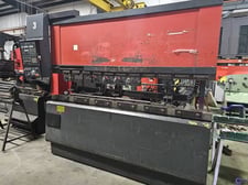 110 Ton, Amada #FBD-1025E, hydraulic press brake, 86.6" between housing, 3.94" stroke, 15.75" throat, 14.57"