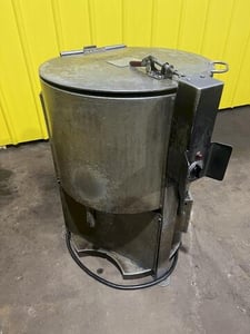 17" x 8" Mossberg Hubbard #1767, centrifuge spinner extractor, 1100 RPM, 16 CFH, 1 HP