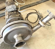 Alfa Laval #SOLIDC2165SSSEP15KW60HZ, sanitary horizontal centrifugal pump, 2" x 3", 2 HP, 460 V., 1720 RPM