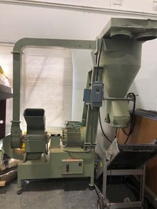 Jay Bee #3CB, hammermill, 10 HP, self contained cyclone for dustless grinding