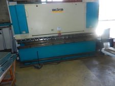 165 Ton, Adira #QHD-15040, 2-Axis CNC hydraulic press brake, 13' overall, 124" between housing, 6.3" stroke