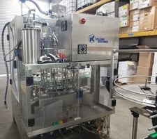 IC Filling Systems #551, Automatic Isobaric Microblock, Rinser, Filler, Cappper, 1000 bottles/hr. for 330 ml