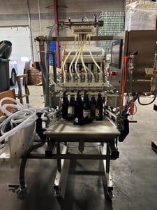 Wild Goose, 6-Head Inline Bottle Filling Line, 22-oz bottle @ 25-35 bottles/min., 2008