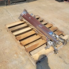 8.5" x 36" Knight, Cartridge Filter Housing, L Chamber, 8" diameter x 30" L flet-lined perforated strainer