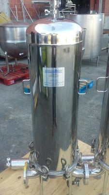 12" x 37" Optimum Filters #1HP-12TB-3-7-3F-1/2TC-E-EF, Stainless Steel Cartridge Filter, straight side, 3"
