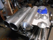 6-3/8" diameter x 31" L Millipore #F-3MT31, Filter Housing,, 2" inlet/outlet, qty. 3