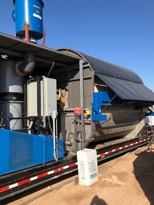 Eimco, rotary vacuum drum filter, 8' diameter x 10' face, 100 HP