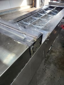Kramer & Grebe + Grebe #VA-LS/480, Thermoformer, tooled 12" L x 9" width x 1.5 deep, 180 cfm pump, 18" width