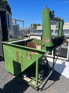 50 cu.ft. Prewash Tank, carbon steel, 48" width x 60" L x 40" deep tank, 38" width x 48" L cleated rubber