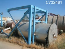 160 cu.ft. Vac-U-Max, Aluminum Bulk Feed Bin/Hopper, 36" bin activator, bottom discharge