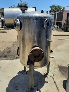 60 gallon National Tank & Manufacturing Company, Stainless Steel Tank, 26" diameter x 32" straight side, 60