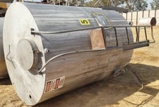 2000 gallon Stainless Steel Vertical Tank, Agitated, 6' 4" diameter x 9' straight side, 2 HP