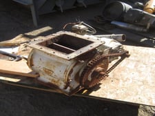 10" Kice #VJ10X8X8, Rotary Airlock Valve, Carbon Steel, 8" x 8" inlet/outlet, 1/2 HP, 208/220/440V