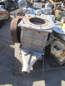 10" Sprout Waldron #16x14, Rotary Airlock Valve, Stainless Steel, 4" airvey outlet, 1.5 HP, 220/440V