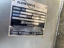 2000 GPM @ 177' TDH, Flowserve, 12" EBM, 4 STAGE, 1780 RPM