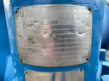 1500 GPM @ 800' TDH, United, V4x11 BF, 2 STG (SEE 1600 GPM), 3560 RPM