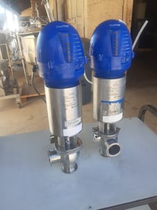 2" Alfa-Laval #Unique-7000, Sanitary Shut-Off Valve, Stainless Steel, Type PN 10, body type 200