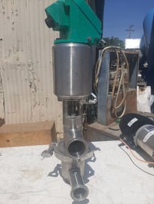 2.5" Tri-Clover #761-21, Air-Actuated Control Valve, Stainless Steel, Tri-Clamp, 2" & 1.5" inlet/outlet, 2017