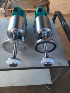 2.5" Alfa-Laval #Unique-7000, Sanitary Shut Off Valve, Stainless Steel, Type PN 10, Tri-Clamp, body type 200