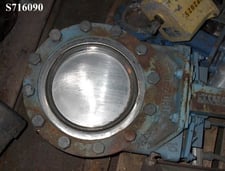 10" Pneumatic Valve, Slide gate, Stainless Steel