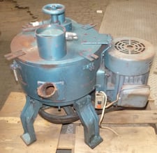 Pan Mill Grinder, 7 gallon capacity, 15" diameter x 7" straight side x 9" H Tank, 7" diameter x 3/8" width