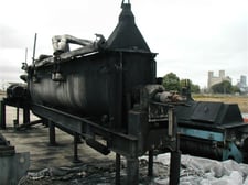 30" x 24' L Bethlehem #1P3024JTC, Porcupine Holoflite/Paddle Dryer, carbon steel, 1/2 deg. Blade pitch, 65