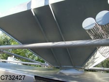 Vent Hood, 8' x 8', Galvanized sheet metal, 6" straight side, pyramid construction to 20" diameter center top