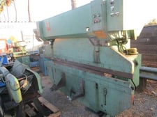 60 Ton, HJO (Sweden), hydraulic press brake w/ motorized ram, 10' overall