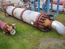 741 sq.ft. GAB Neumann #GAB-4-13-09-1, Heat Exchanger, Block, Graphite, 116/43 psi, 1997