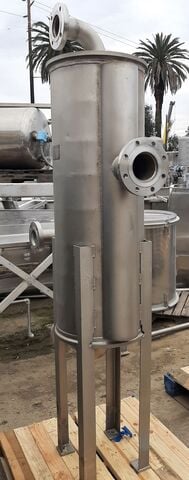 Spiral plate heat exchanger, Elanco #M-205-48-C-V, 75 psi @ 200°F