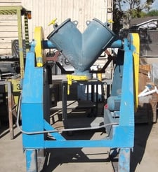 1 cu.ft. Patterson, Stainless Steel V-type mixer, intensifier bar, 150 lb./cu.ft.