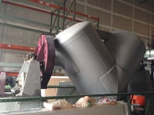 50 cu.ft. Patterson, twin shell V-type mixer, Carbon Steel, 5 HP, 16" dia top openings w/covers