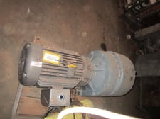 30 HP 1760 RPM Baldor, Frame 286TC, gearhead motor drive, 230/460 Volts