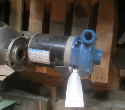 Scot Pump Irvine, centrifugal pump, 1.5 HP, 1.25" inlet, 1" outlet, 5" impeller