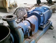 2750 GPM @ 113' TDH, Goulds #3196, Carbon Steel centrifugal pump, 125 HP