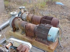 Wilfley #TBEP, Wilfley Steel centrifugal pump, 15 HP, 4" inlet, 3" outlet
