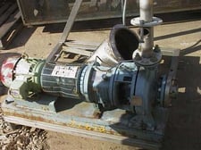 100 GPM @ 60' TDH, ITT A-C #150, Stainless Steel centrifugal pump, 3 HP, unitized on skid, 1992