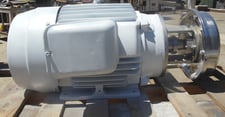 220 GPM @ 360' TDH, Alfa-Laval #LKH-40, 316 Stainless Steel sanitary centrifugal pump, 30 HP, 3" inlet, 2"