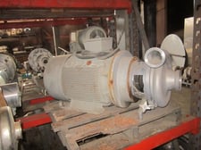 Stainless Steel centrifugal pump #CS65-210, 32 HP, 4.5" inlet, 3-5-8" outlet