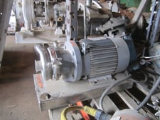Cherry Burrell #VAHE-F, centrifugla pump, 5 HP, 3" inlet, 2" outlet, 5" impeller