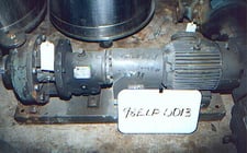75 GPM, Power D #8196, 316 Stainless Steel centrifugal pump, 5 HP, 2" inlet, 1" outler, 10" impeller (3