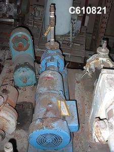 70 GPM, Goulds #3196, Stainless Steel centrifugal pump, 5 HP, 1.25" inlet, 1.25" outlet