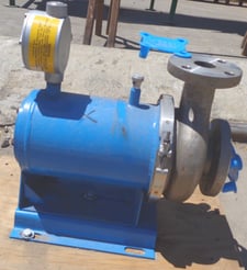 DynaPump #JC-3K-1S, Dynapump Steel centrifugal pump, 6 HP, 2" inlet, 1.5" outlet, unused