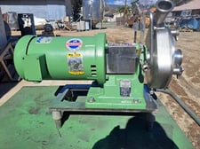 Fristam #FP732-140, sanitary centrifugal pump, 7.5 HP, 2-1/2" x 2" (2 available)