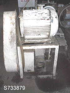 APV Crepaco #P6R, Apv Crepaco Steel positive displacement pump, 10 HP, 3" inlet/outlet