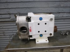 152 GPM @ 200 psi, Ampco #RBZP1-130-DM, Stainless Steel positive displacement pump, 2" inlet/outlet