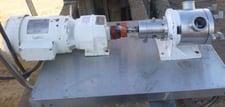 13 GPM, Sine #MR120NNTC, Stainless Steel positive displacement pump, 2 HP, 2" inlet/outlet