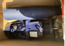 3" inlet x 2" outlet, Seepex / Moyno, Stainless Steel progressive cavity pump, 7-1/2 HP